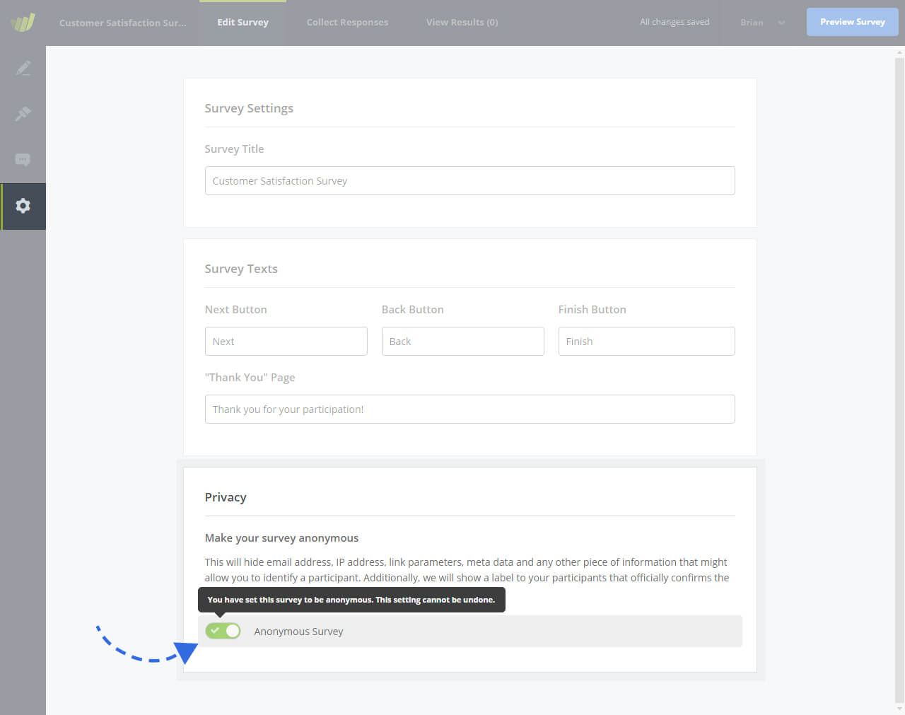 How to Make your Online Survey Completely Anonymous SurveyHero Help Center