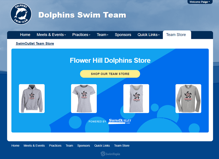 SwimOutlet Team Store Snippet SwimTopia Help Center