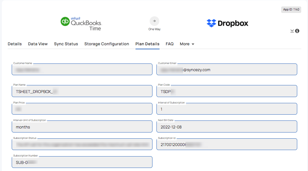 QuickBooks Workforce to Dropbox Integration