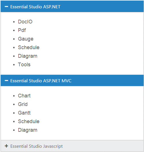Getting Started for Angular Accordion