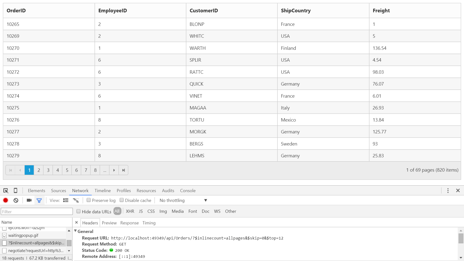 Data Binding in forms Grid Control Syncfusion