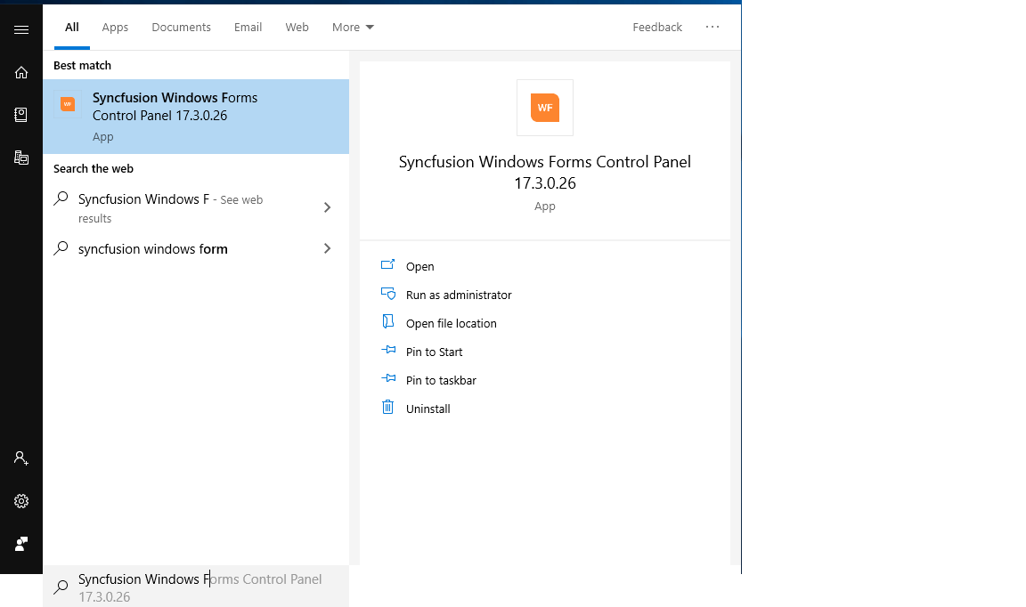 Guide to run local samples from Windows Forms Studio Syncfusion