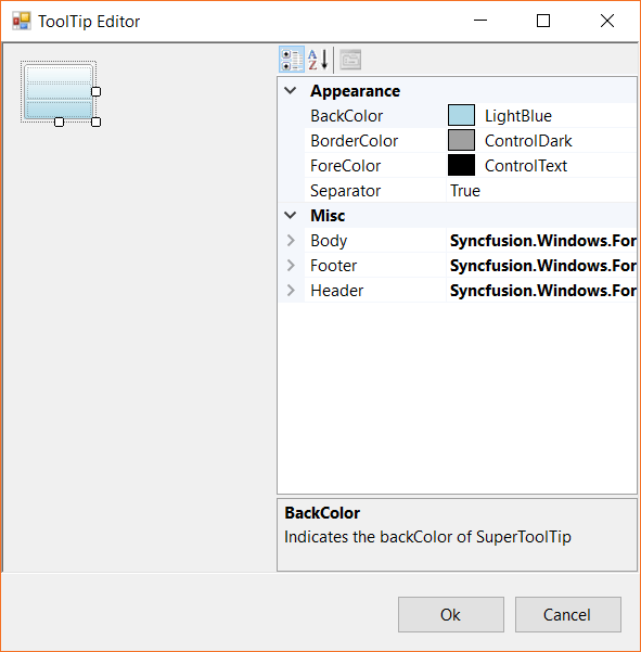 Interactive features in Windows Forms Menus Control Syncfusion