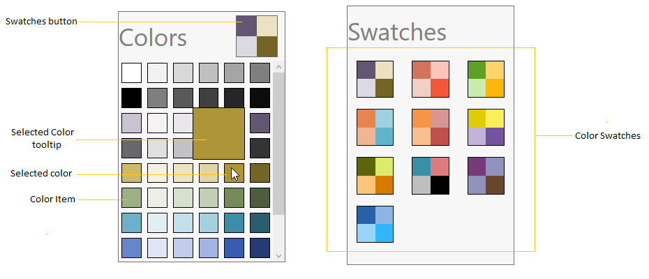 Getting Started with WPF Color Palette control Syncfusion
