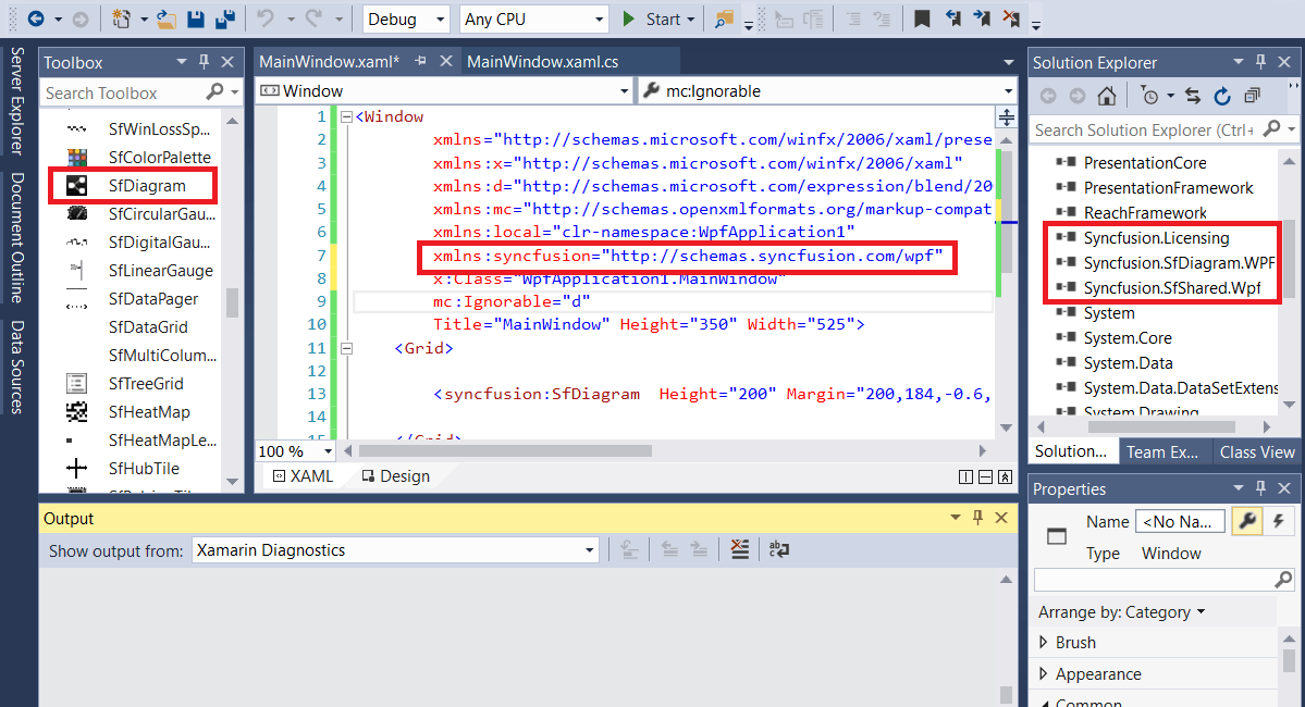Getting Started with WPF Diagram control | Syncfusion