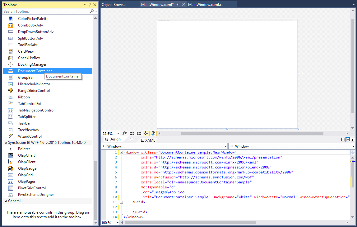 Getting Started with WPF Tabbed MDI Form control Syncfusion