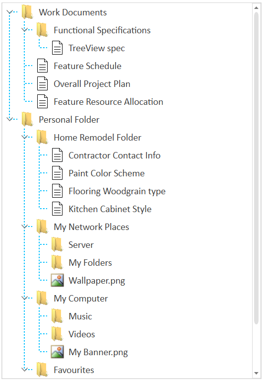 Tree lines in WPF TreeView control Syncfusion