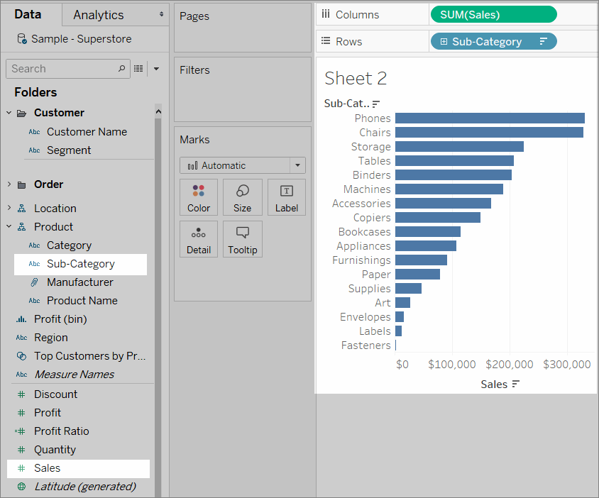 Set Actions Tableau