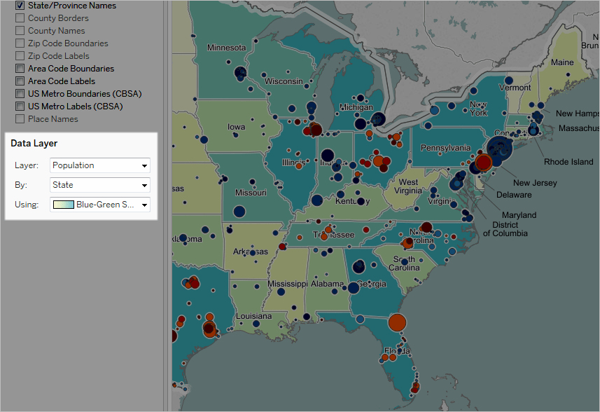 Customize How Your Map Looks Tableau
