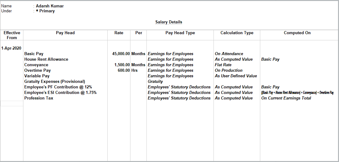 How to Create Employees in TallyPrime (Payroll) TallyHelp