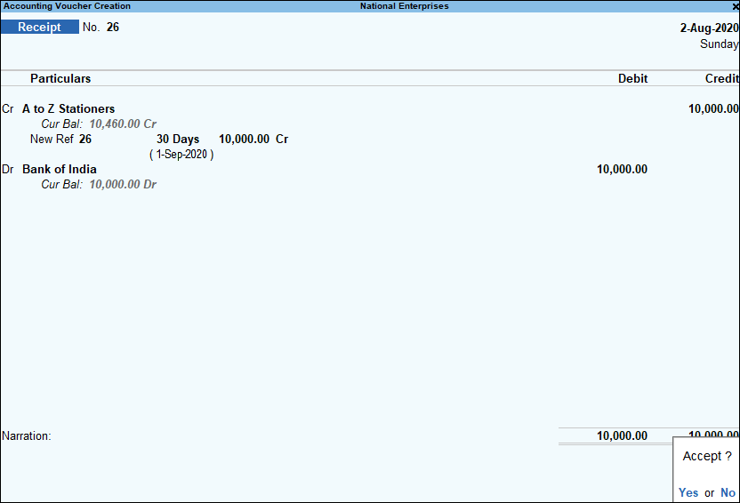 How to Record Payments and Receipts in TallyPrime TallyHelp