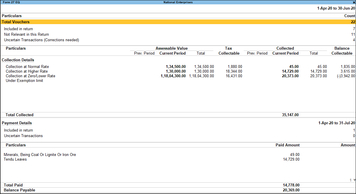 How to Record Transactions with TCS in TallyPrime TallyHelp