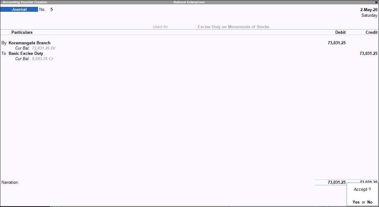 How to Record Material In and Material Out Transactions in TallyPrime