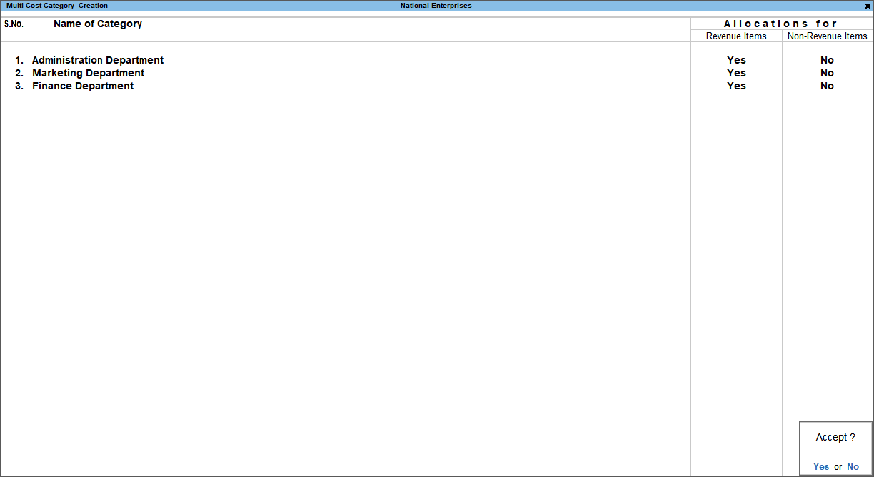 Cost Centre Allocation In Tally.Prime