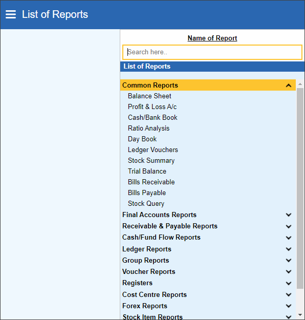 View TallyPrime Reports in Browser
