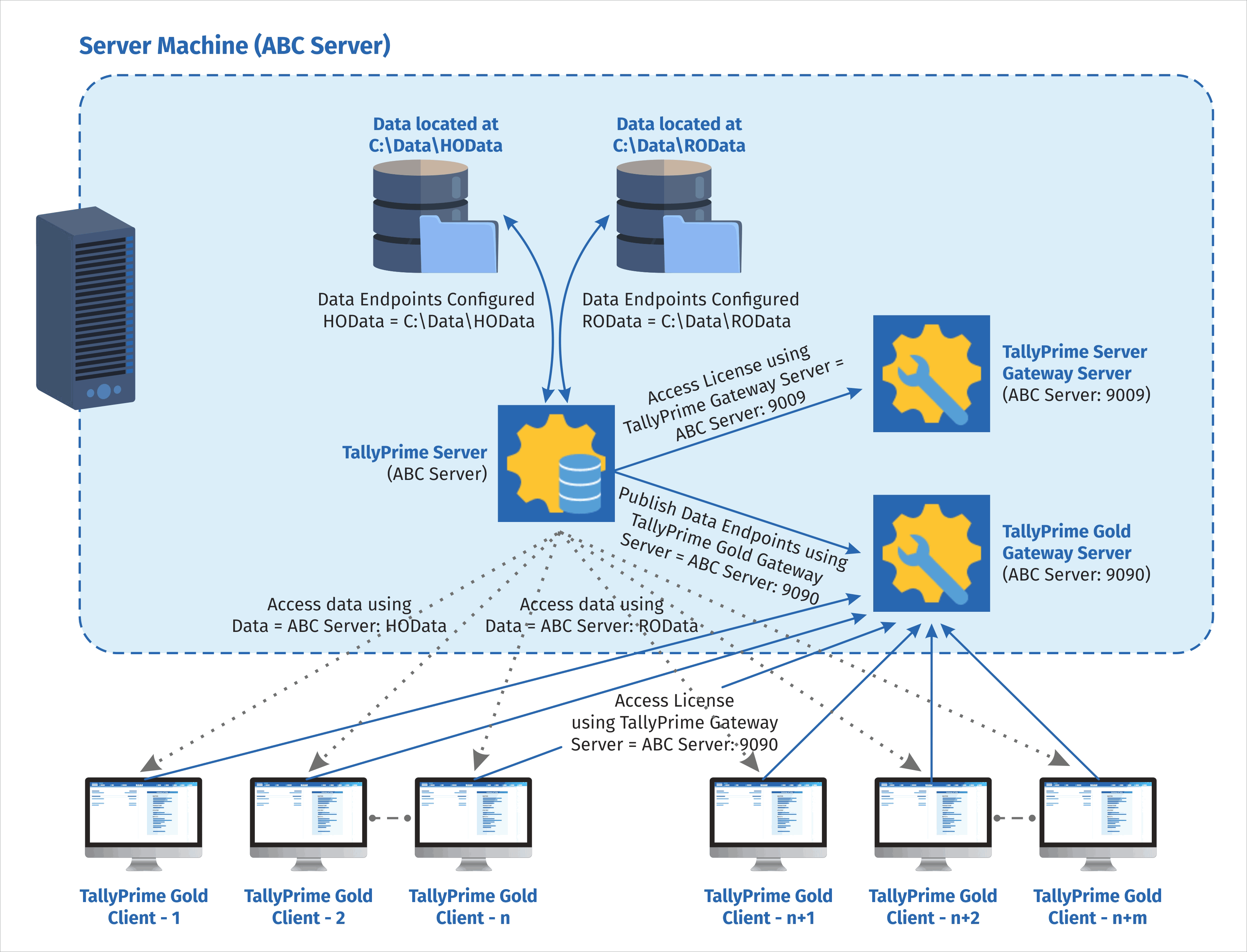 How Can Multiple Users Access the Same Data in TallyPrime Server