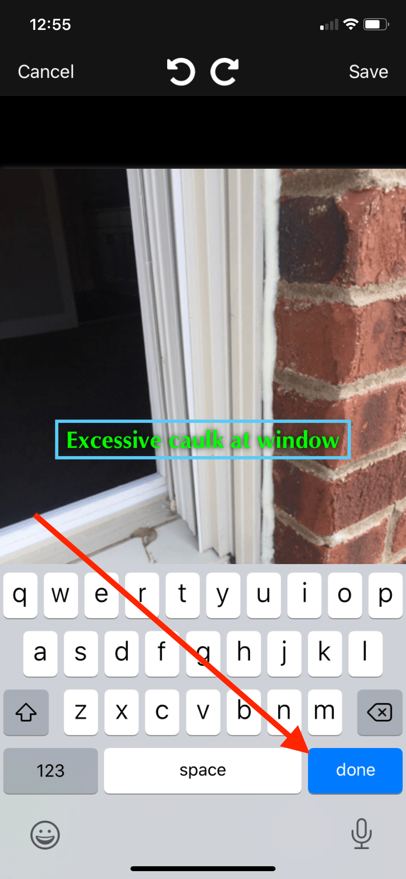 Markup a Photo With Text Tap Inspect Support