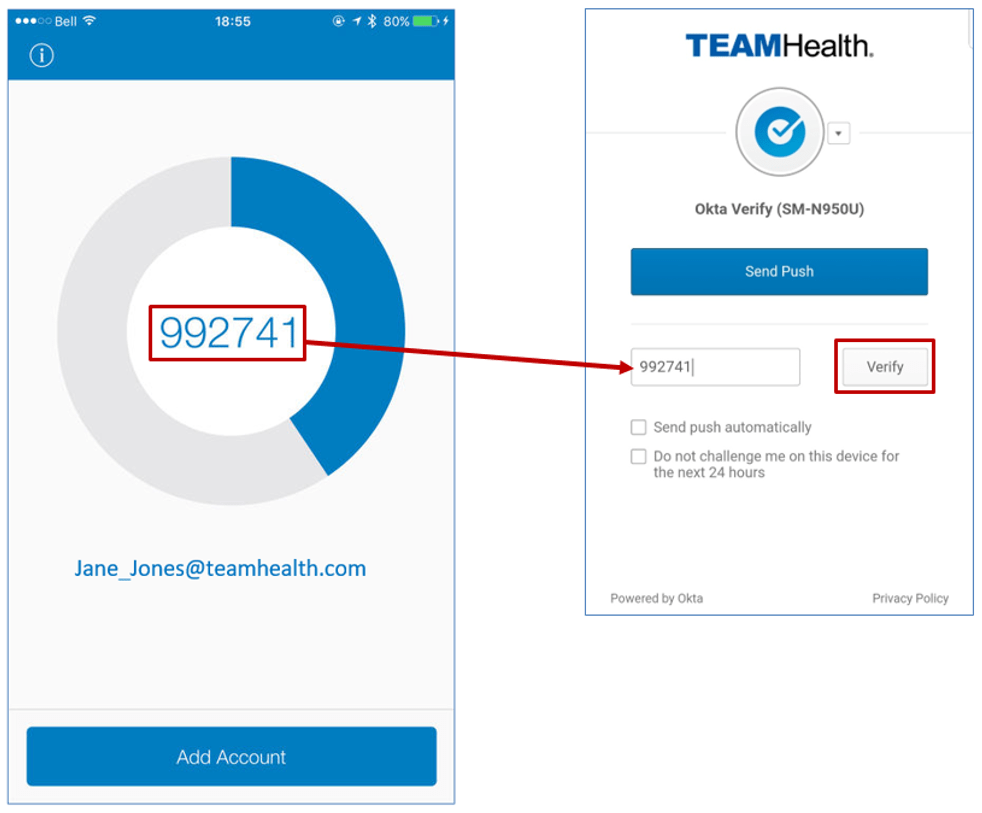 Okta Getting Started with MultiFactor Authentication TeamHealth Help(01)