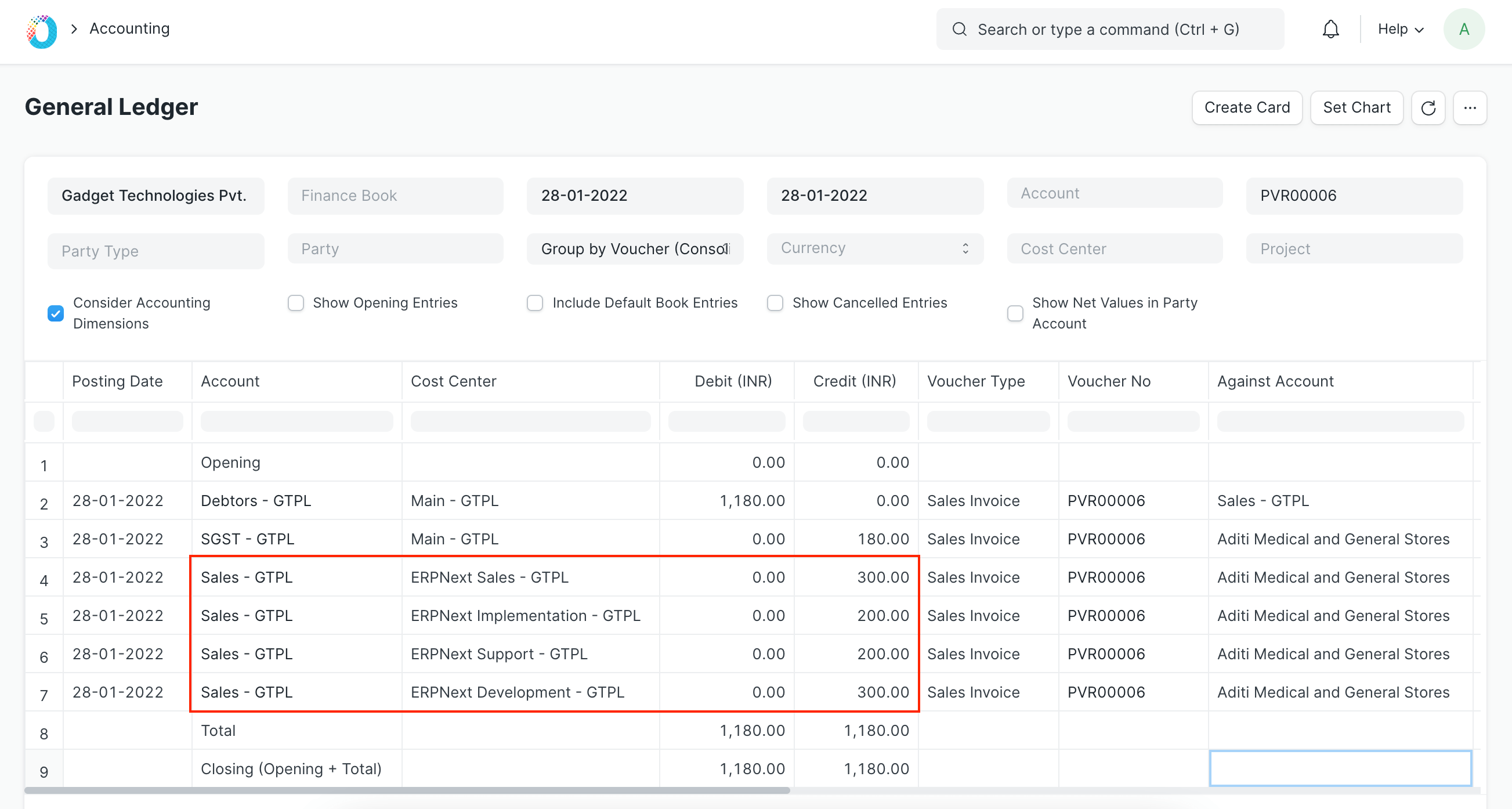 Cost Center Allocation