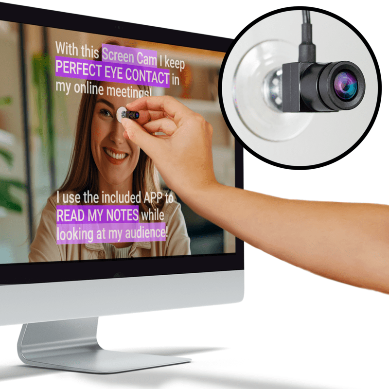 The Simplest OnScreen Teleprompter and Software Bundle for Online