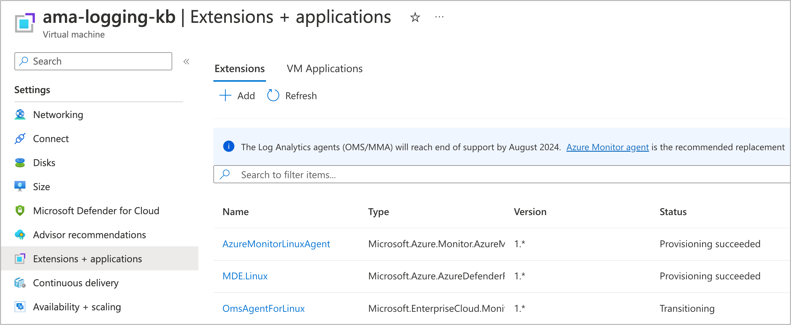 Azure Monitor Agent · SFTP Gateway Support