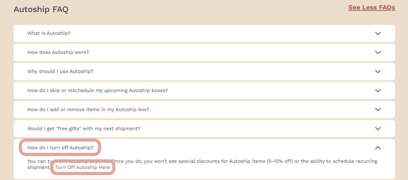 How do I cancel my Autoship subscription? Thrive Market