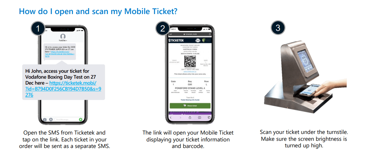 Buy, scan and share your tickets all on your mobile Ticketek Australia