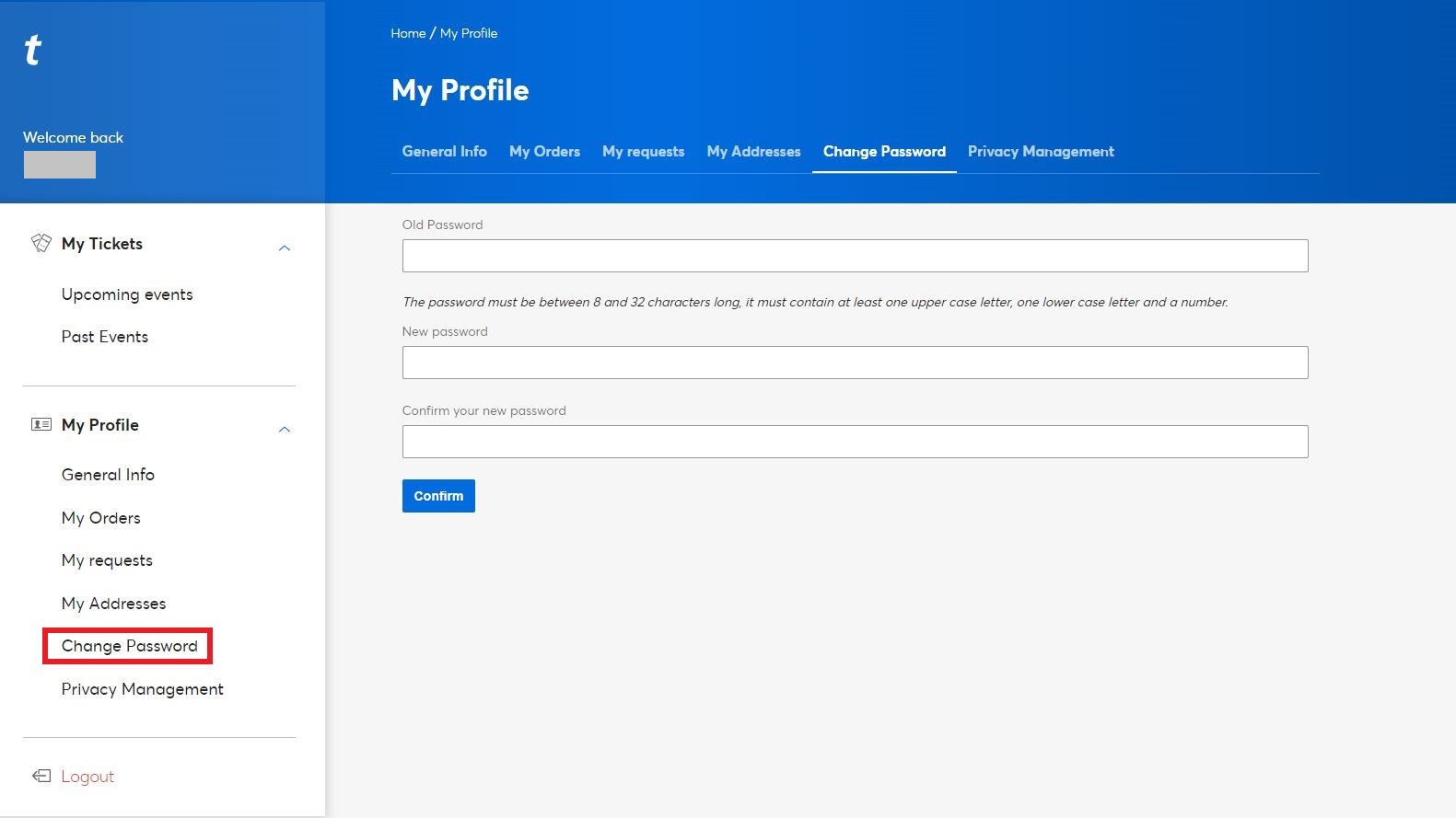 How can I recover my Ticketmaster account’s password? Ticketmaster Help