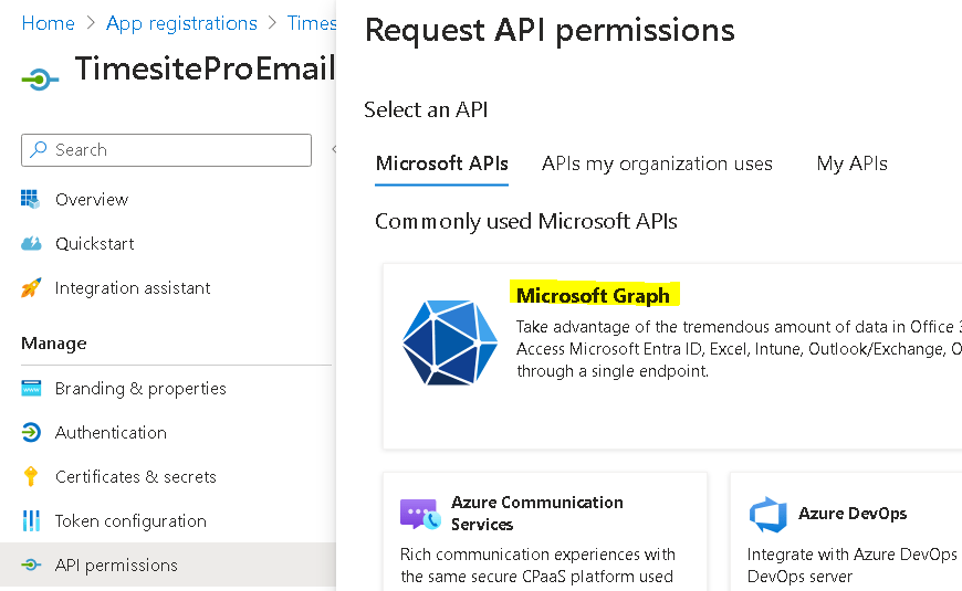 Send Timesite emails via Microsoft 365 TimeSite Pro