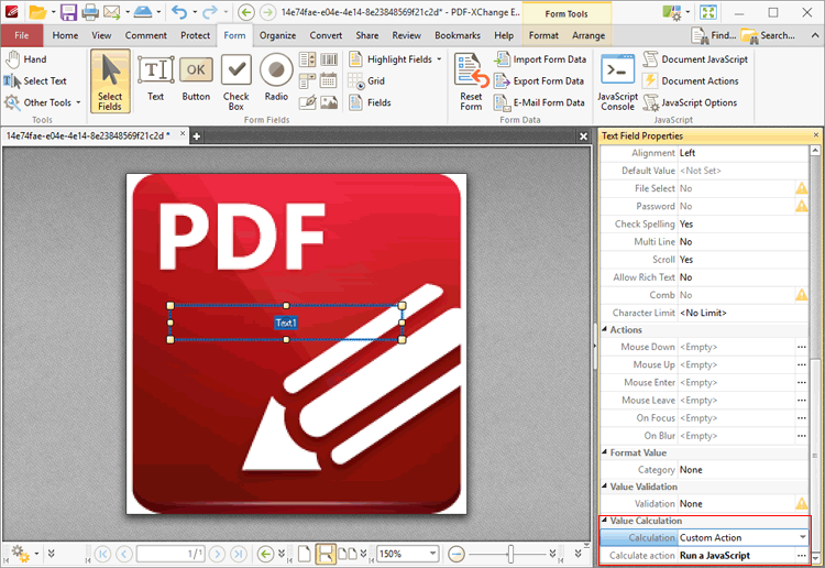 PDFXChange Editor Plus V7 User Manual > Tabs Guide > Comment Tab
