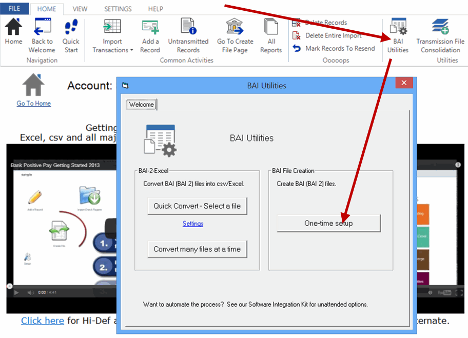 BAI File Creator Treasury Software