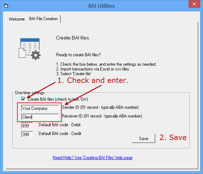 BAI File Creator Treasury Software