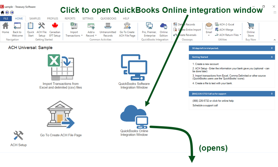 QuickBooks Online Demo / Walkthrough Sample Treasury Software