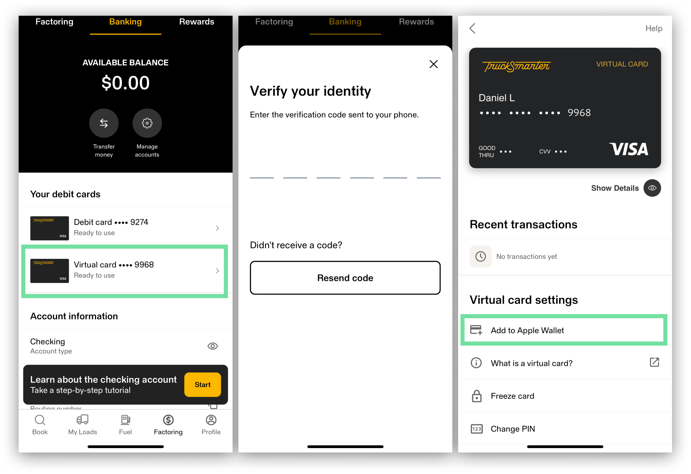 How to use your virtual card (Apple Pay & Google Wallet) TruckSmarter