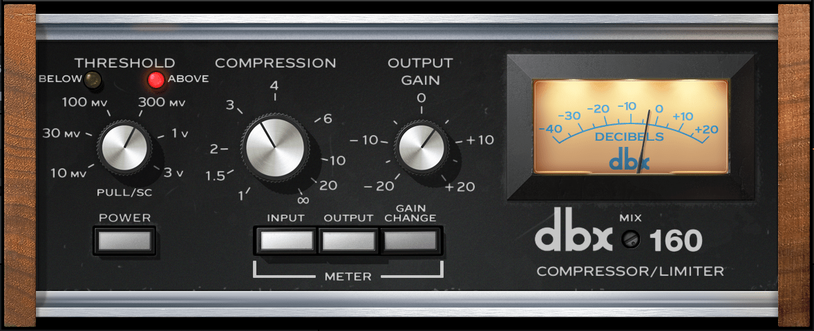 dbx 160 Compressor Manual – Universal Audio Support Home