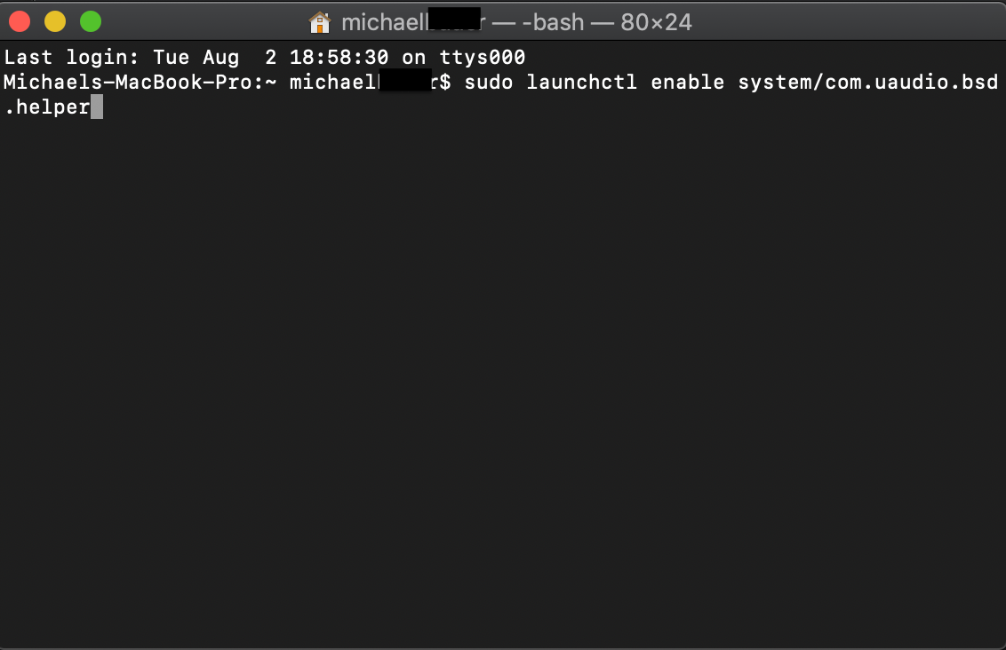 Manually Enabling the UA Connect Helper Tool Universal Audio Support Home