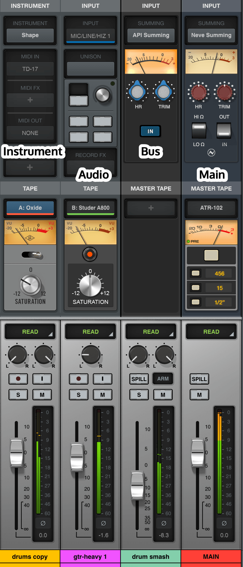 Working with Tracks Universal Audio Support Home