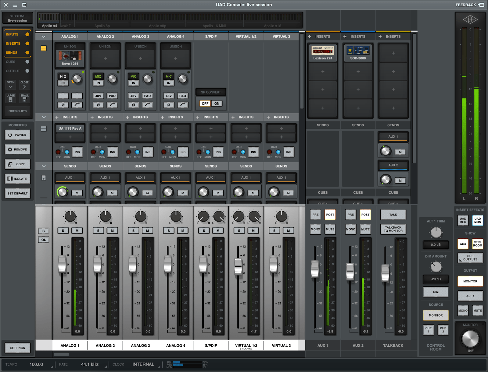 UAD Console Overview – Universal Audio Support Home