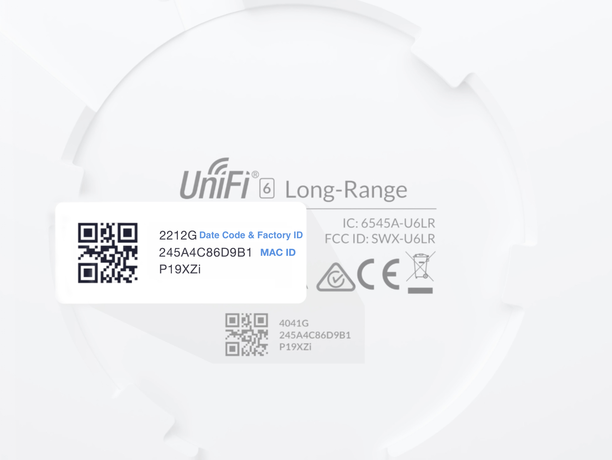 UniFi MAC IDs and Date Codes Ubiquiti Help Center
