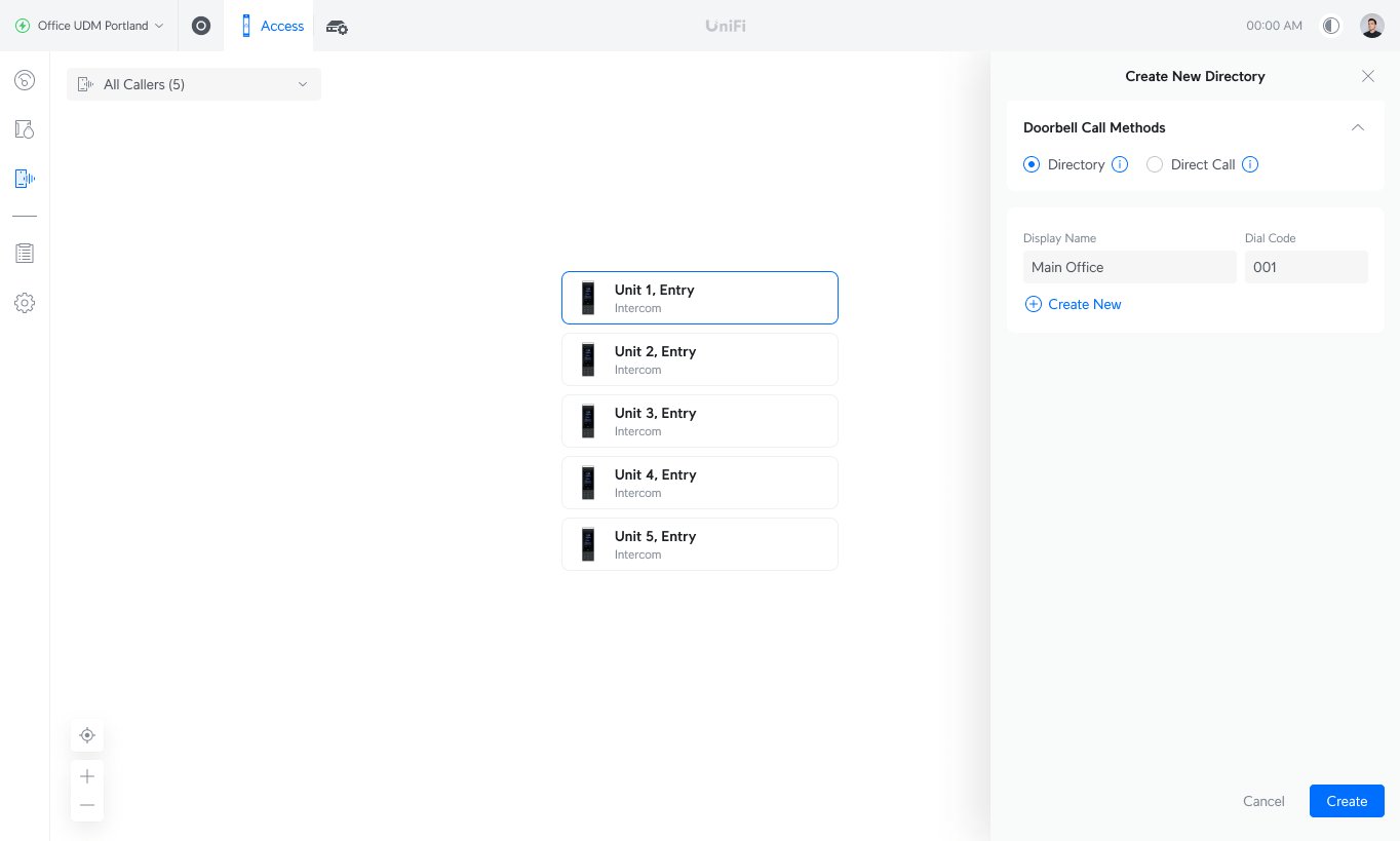 UniFi Access - Manage Doorbell Call Methods & Receivers – Ubiquiti Help