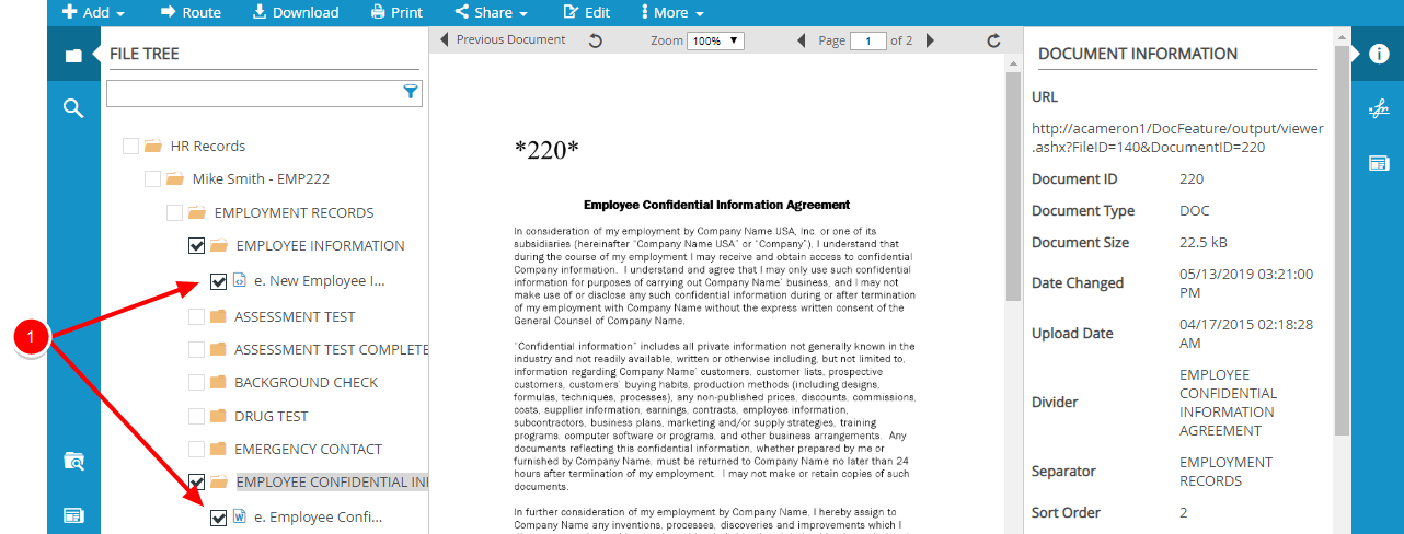 Create and send documents out for DocuSign signatures