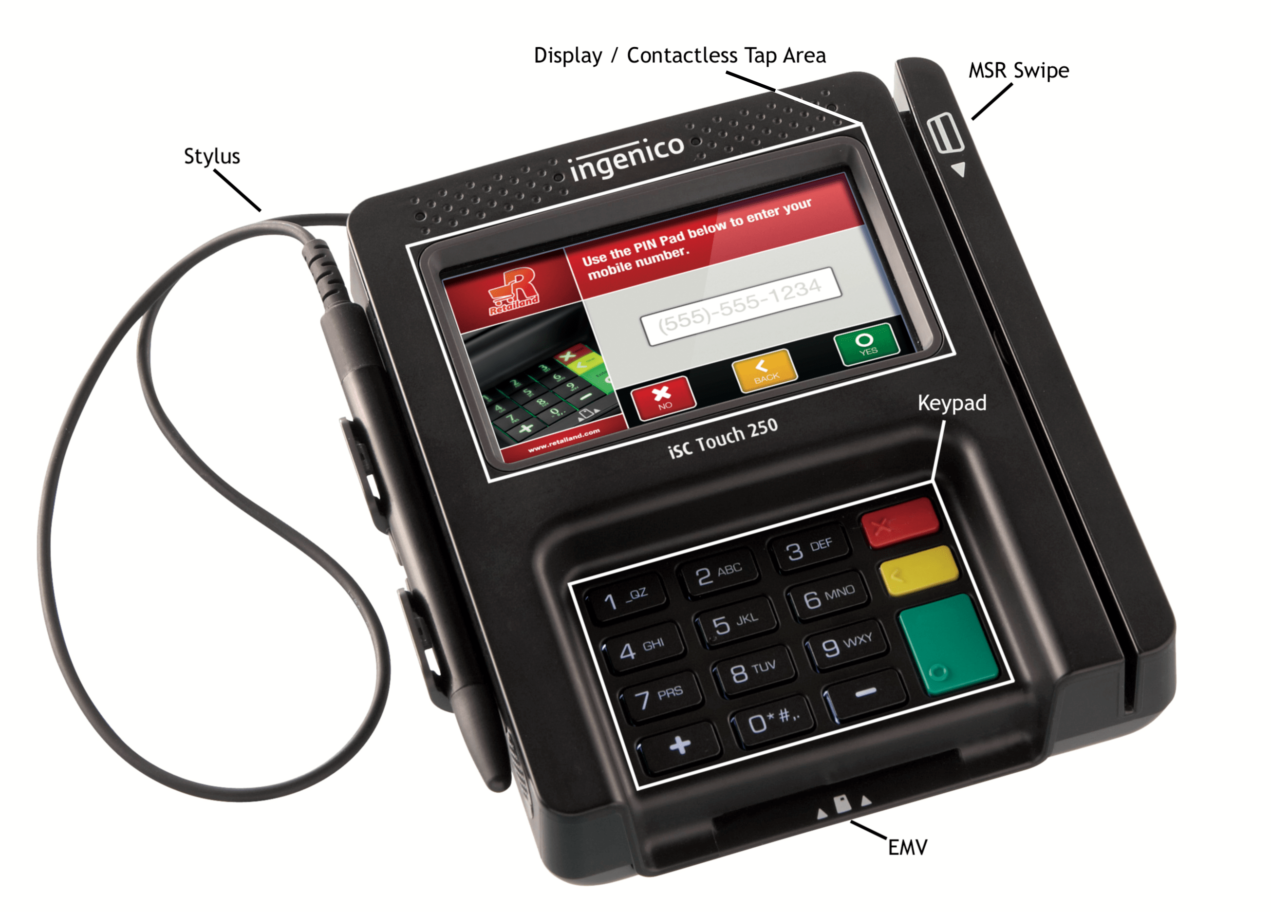 iSC Touch 250 USAePay Help