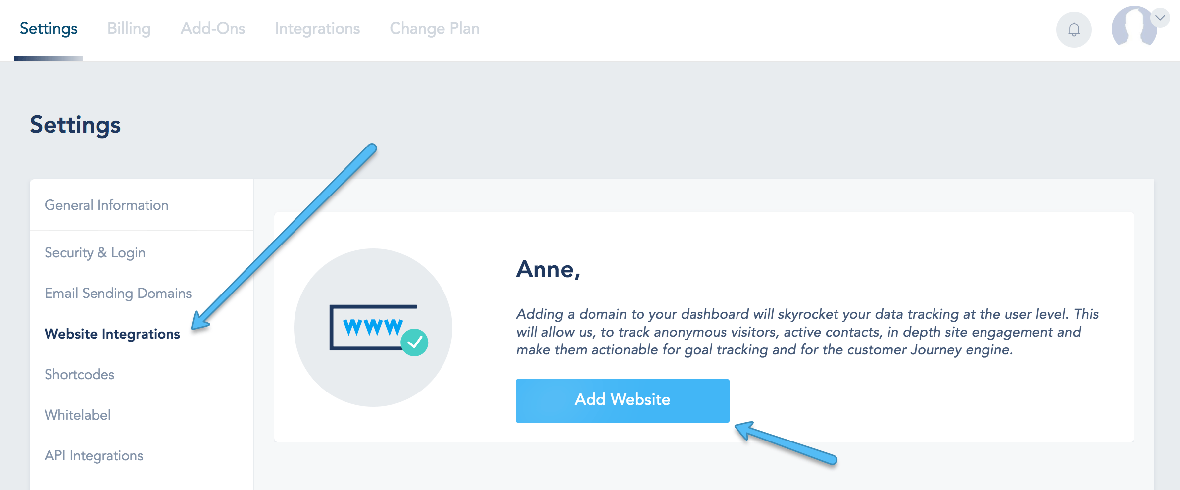 Install website tracking code VBOUT Help Center