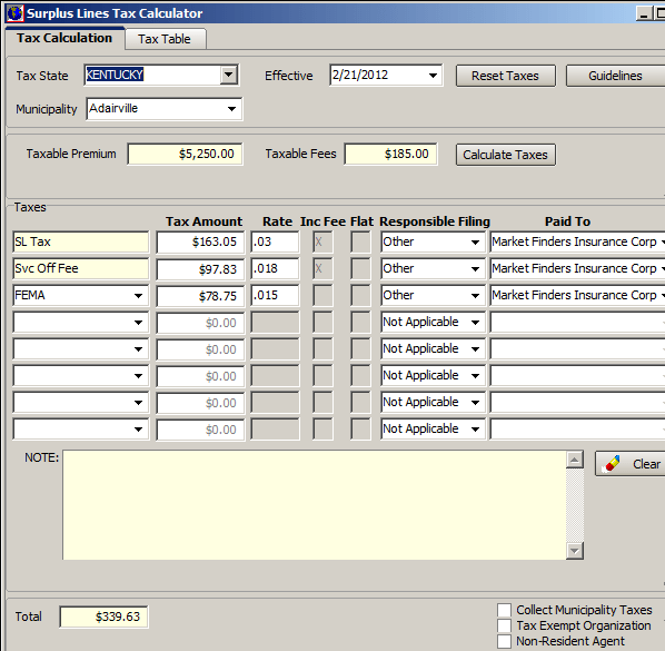 Managing Multiple Municipality Taxes