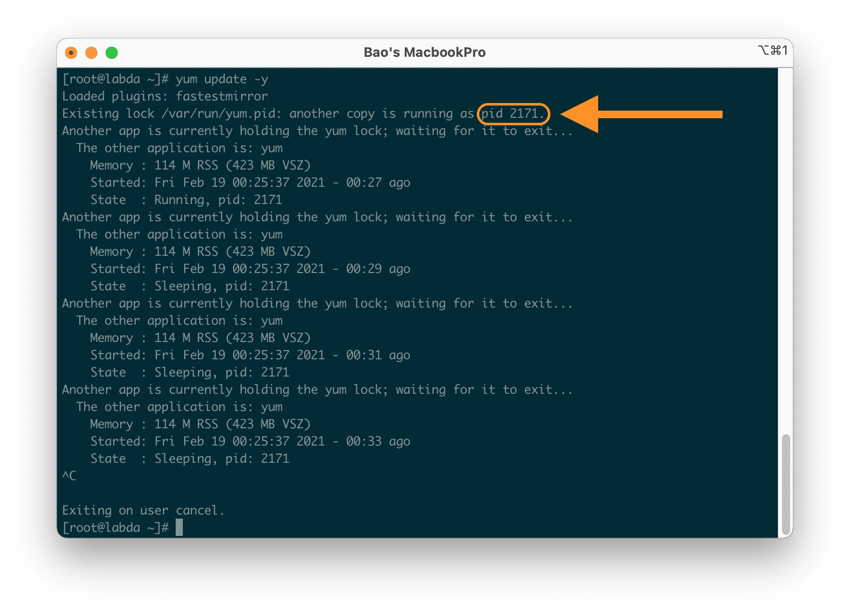 [Fix] Another app is currently holding the yum lock trên CentOS Hướng