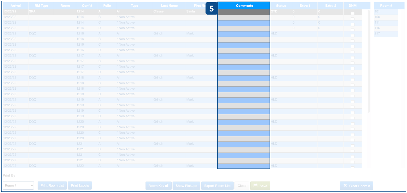 Update a Group Rooming List (Cloud)