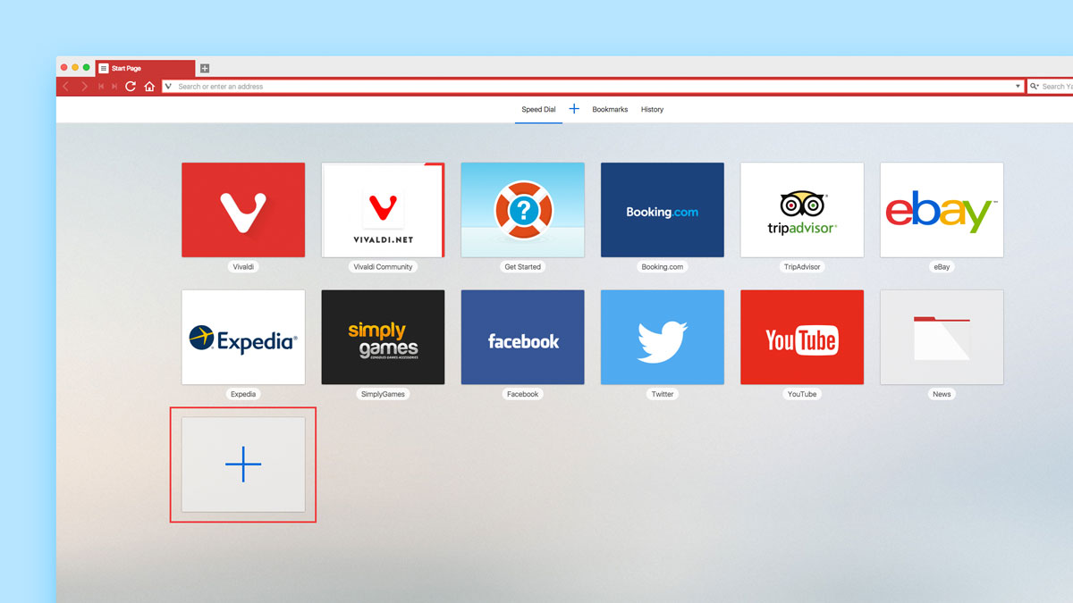 Personalizar a Página Inicial do Vivaldi Vivaldi em português brasileiro