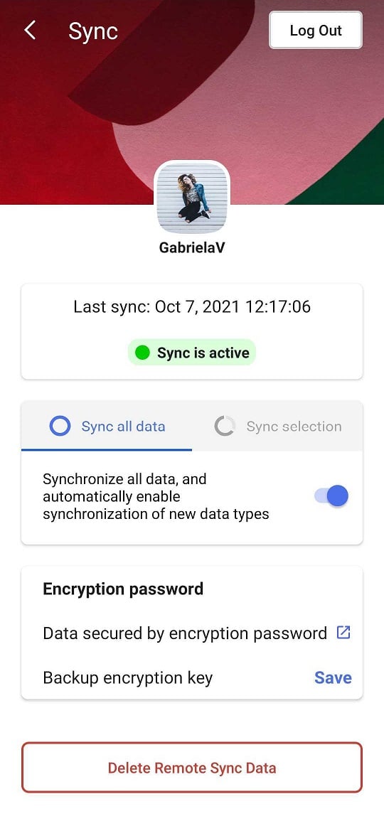 Sync browser data on Android Vivaldi Browser Help
