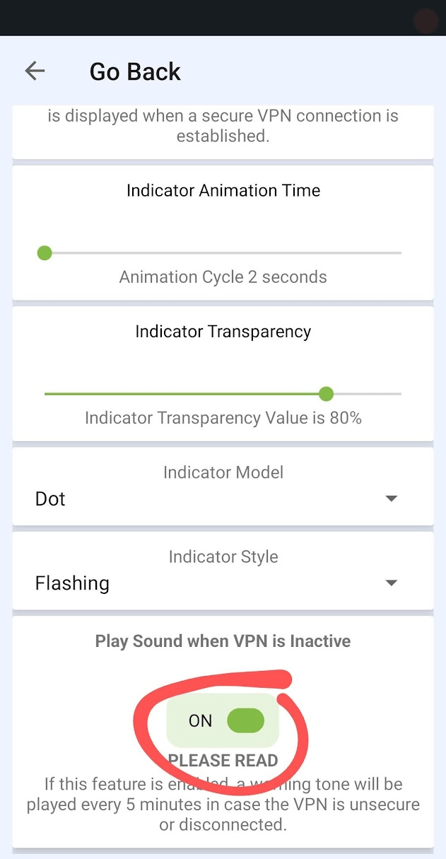 Play Warning Sound if VPN is Disconnected VPNSafetyDot Help Center