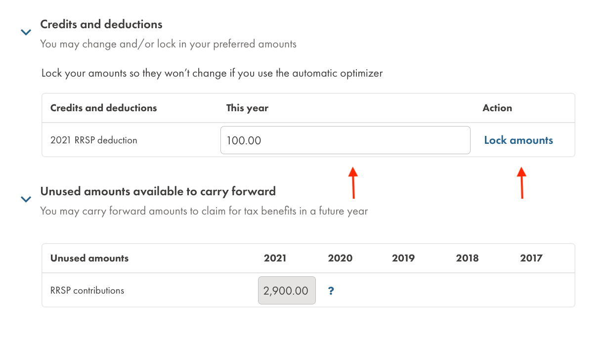 How can I carry forward my RRSP contributions? Help Centre